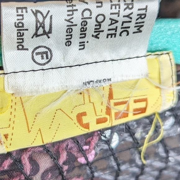 Vintage Ann Green sequined blazer jacket size black silver pink - Picture 6 of 6